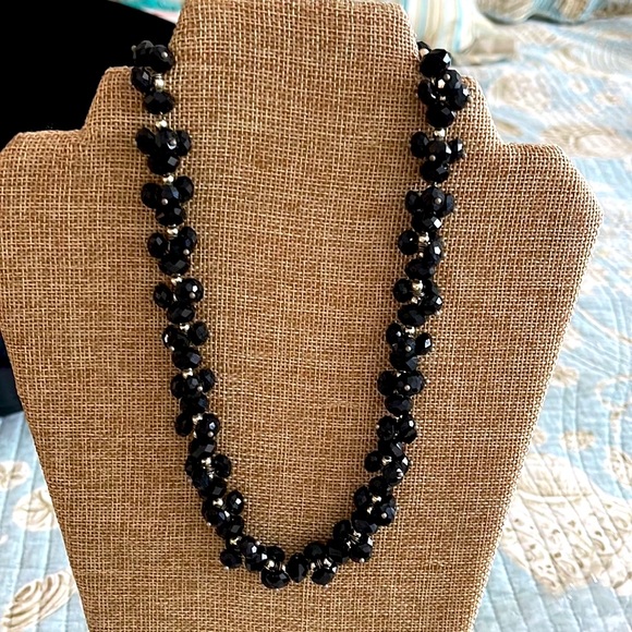 Black crystal necklace - Picture 7 of 8
